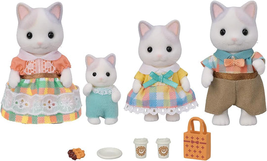Calico Critters - Latte Cat Family