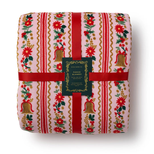 Holly Jolly Fleece Blanket