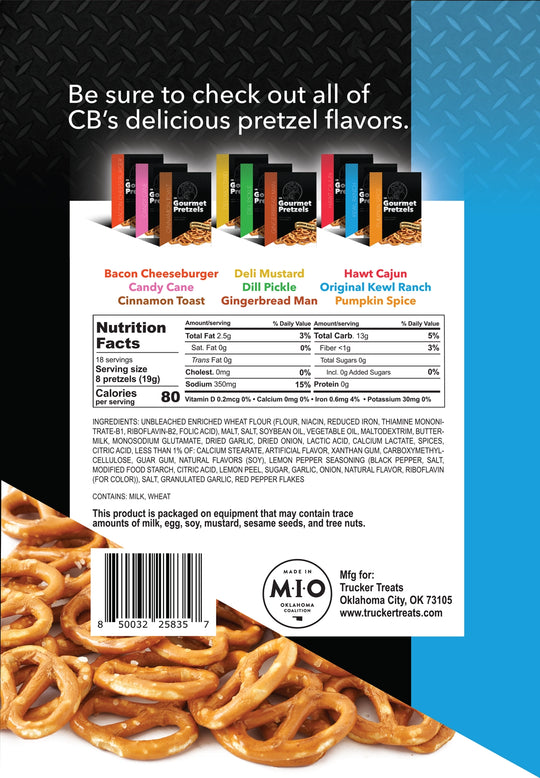 Trucker Treats Black Label - Kewl Ranch Gourmet Pretzels