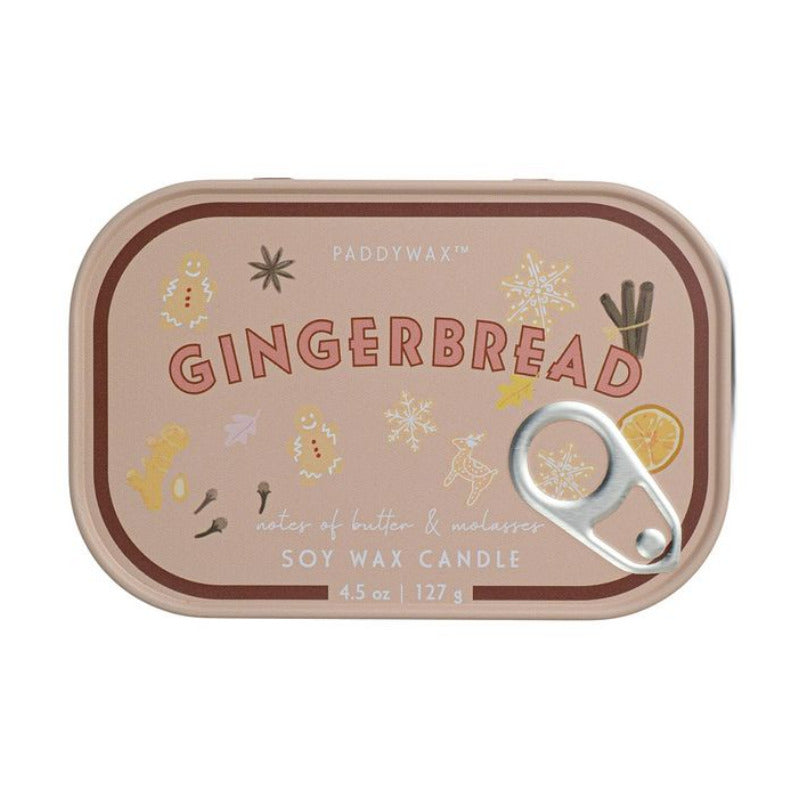 Gingerbread 4.5oz Bistro Candle Tin