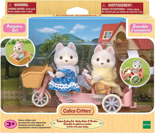Calico Critters - Husky Tandem Cycling Set