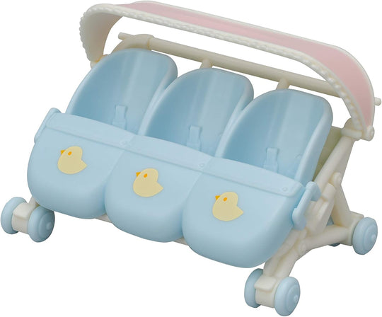 Calico Critters - Triplet Triple Stroller