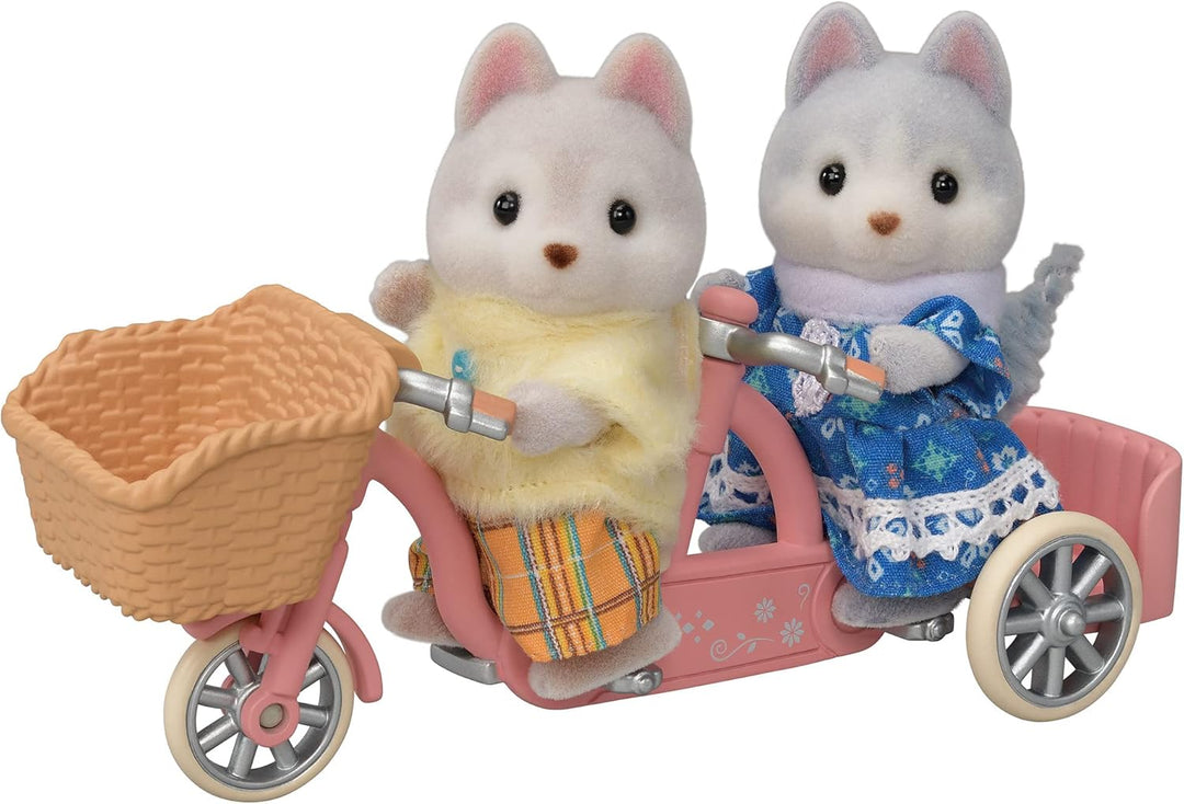 Calico Critters - Husky Tandem Cycling Set