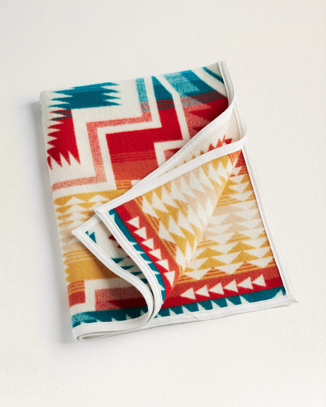Pendleton - Harding Star Ivory Jacquard Crib Blanket