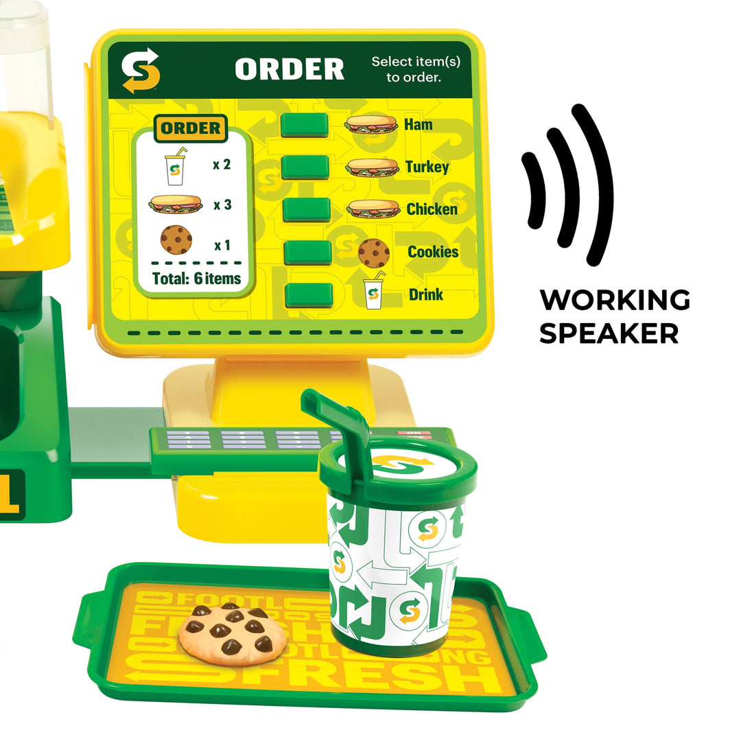 Subway Mini Restaurant 29 Piece Playset