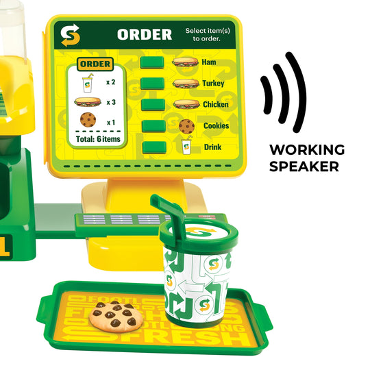 Subway Mini Restaurant 29 Piece Playset