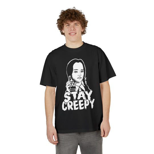 Stay Creepy | Drop Shoulder Oversized Shaka Wear Tee | Passive Juice Motel