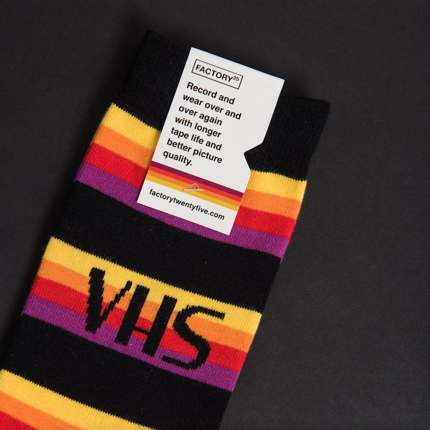 VHS Stripe Unisex Socks
