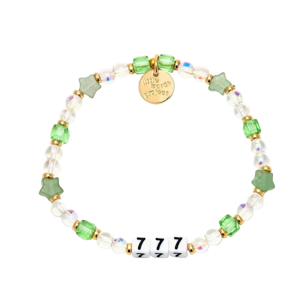 777 Luck bracelet angel number bracelet