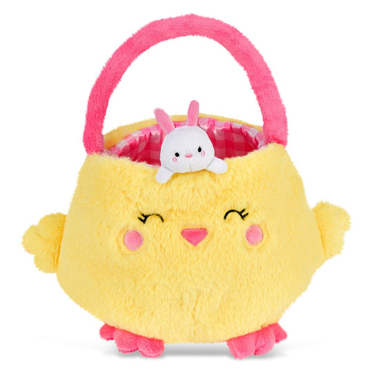 Hoppy Chick Plush Easter Basket