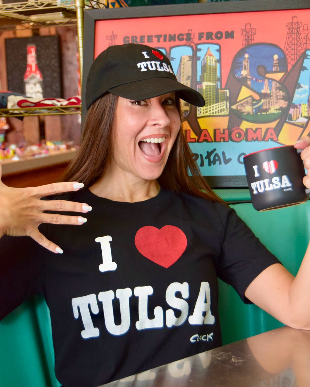 I Heart Tulsa Black Tshirt