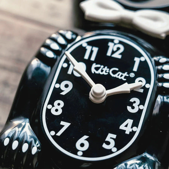 Kit-Cat Klock Classic Black Clock