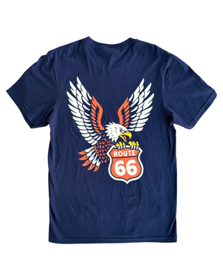 Route 66 Ride the Mother Road Eagle Tshirt