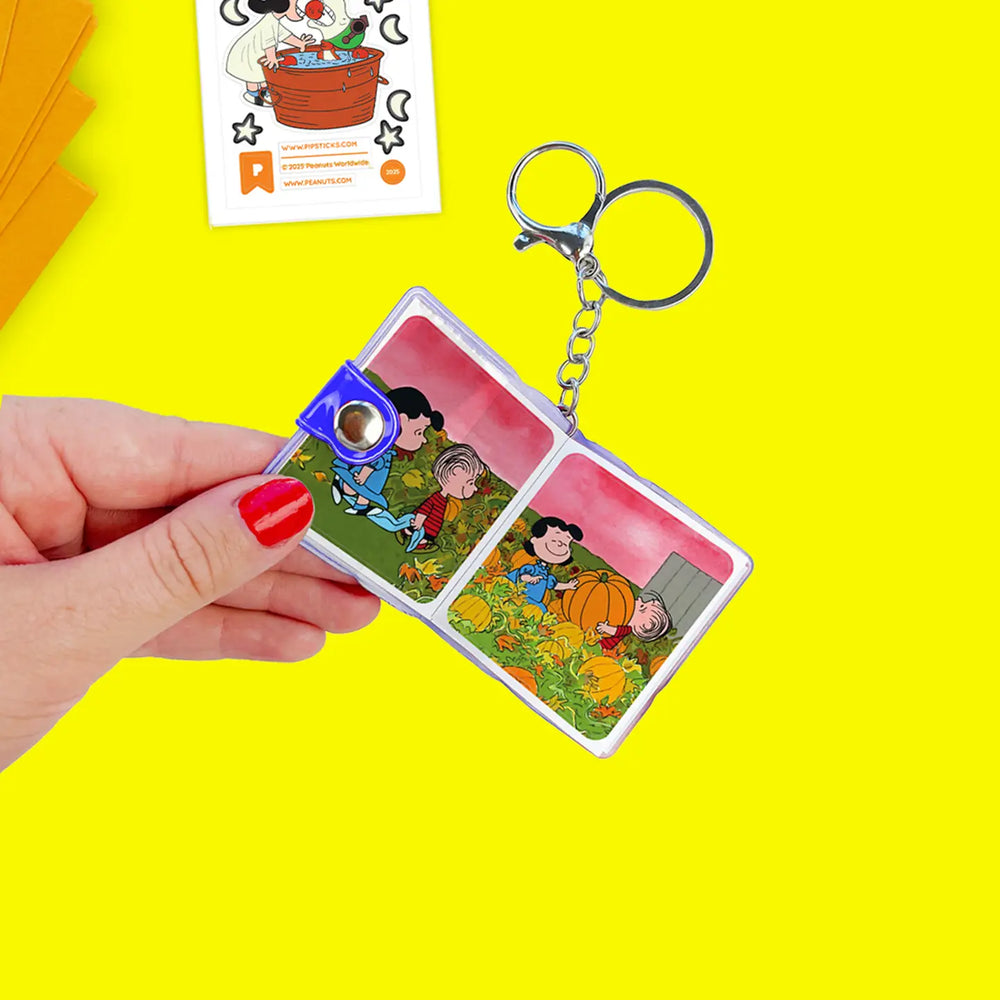 It's the Great Pumpkin Mini  Sticker Book Keychain