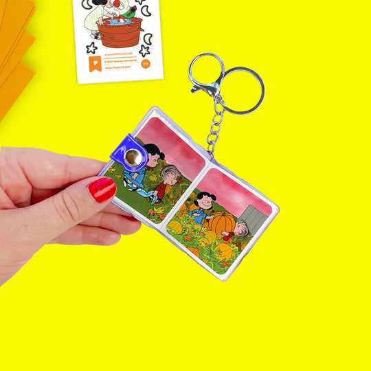 It's the Great Pumpkin Mini  Sticker Book Keychain