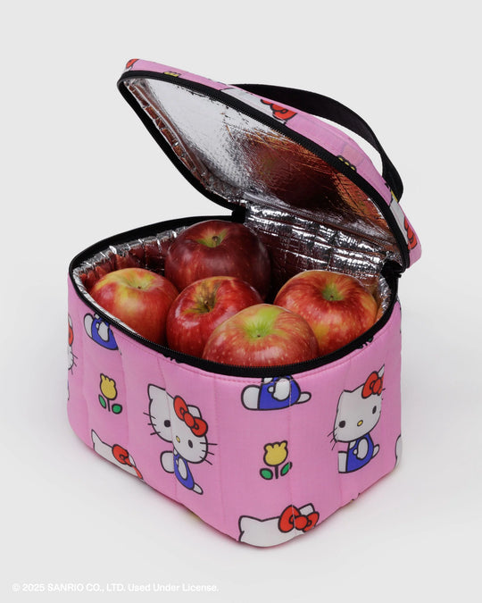 Baggu Puffy Lunch Bag - Hello Kitty Pink