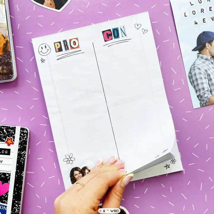 Gilmore Girls x Pipsticks Rory's Pro & Con Notepad