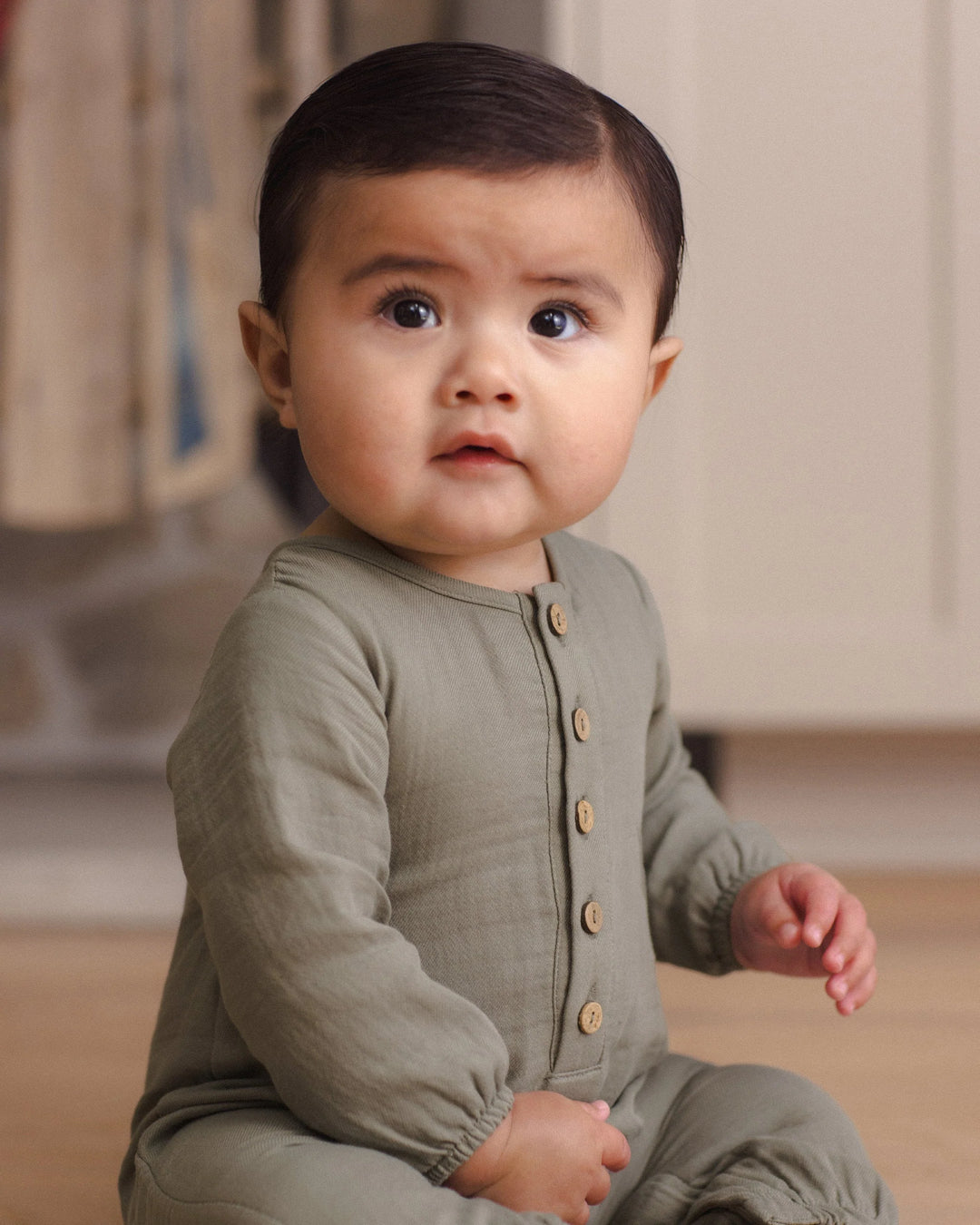 Quincy Mae - Spruce Woven Jumpsuit