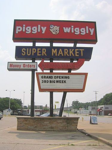 Piggly Wiggly Supermarket Coaster