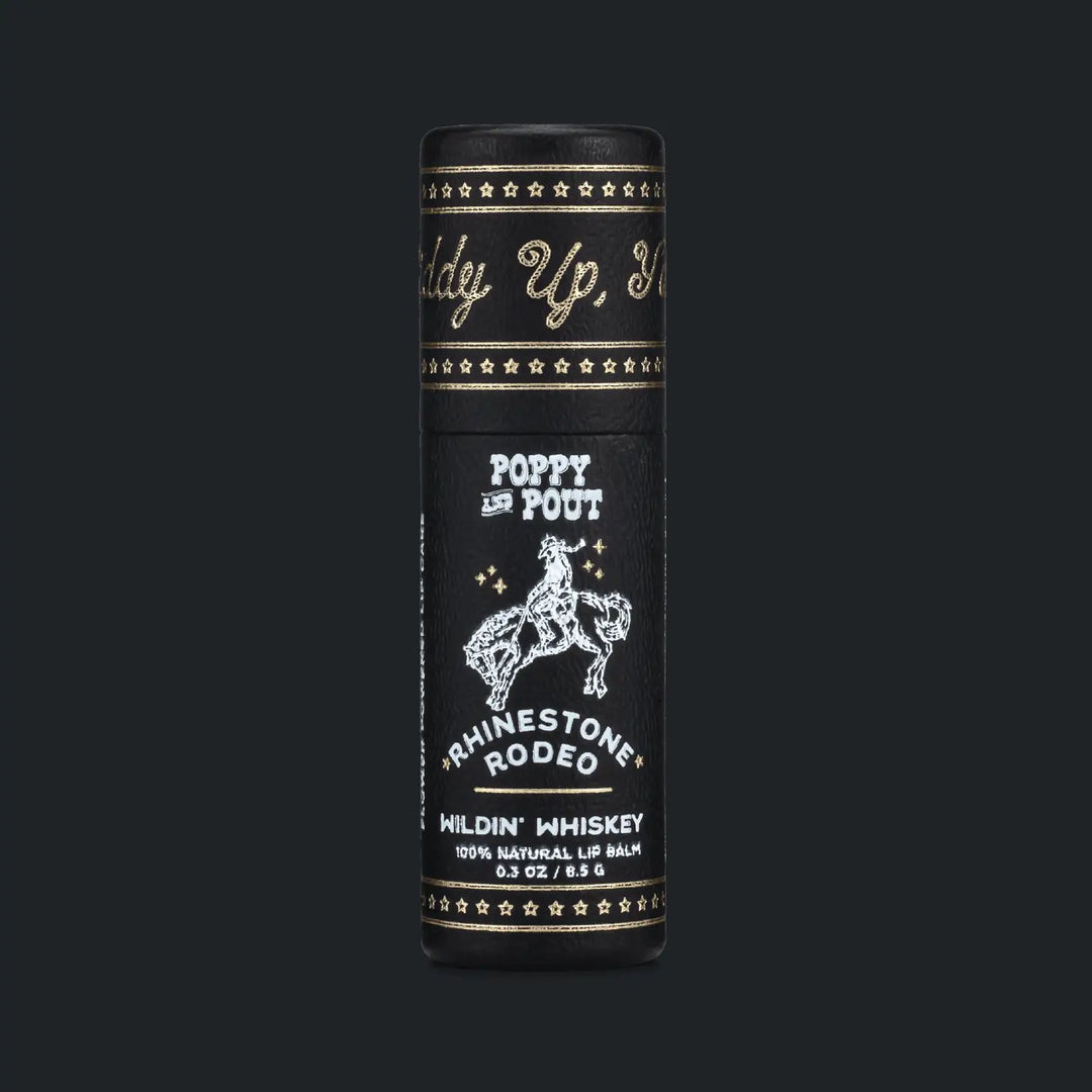 Rhinestone Rodeo Wildin' Whiskey Lip Balm