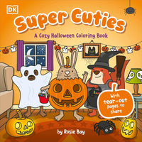 Super Cuties Halloween Coloring Book