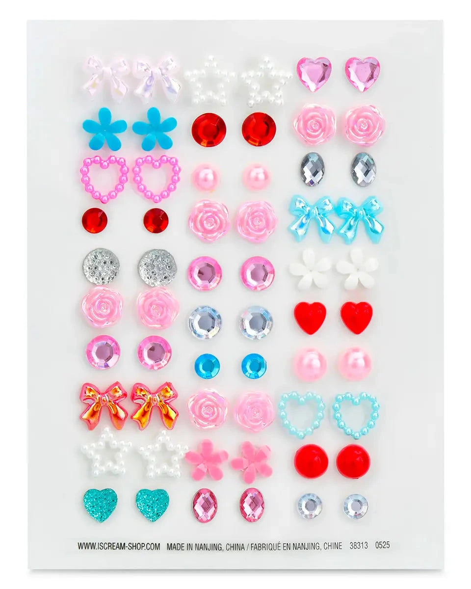 Sparkly Stick-On Earrings