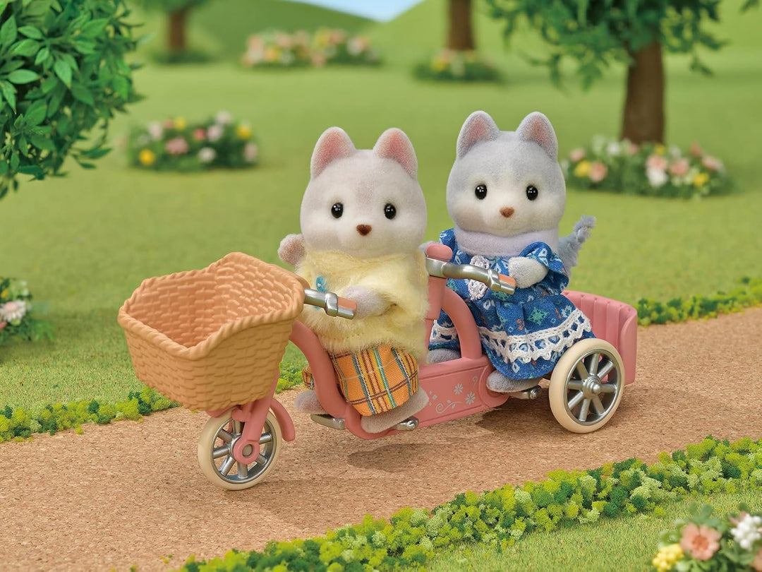 Calico Critters - Husky Tandem Cycling Set