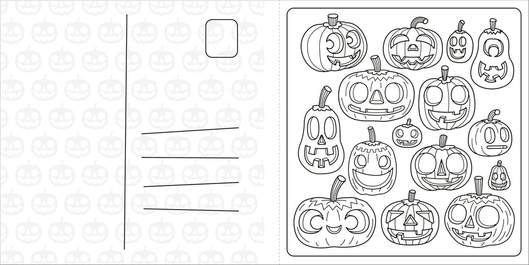 Super Cuties Halloween Coloring Book