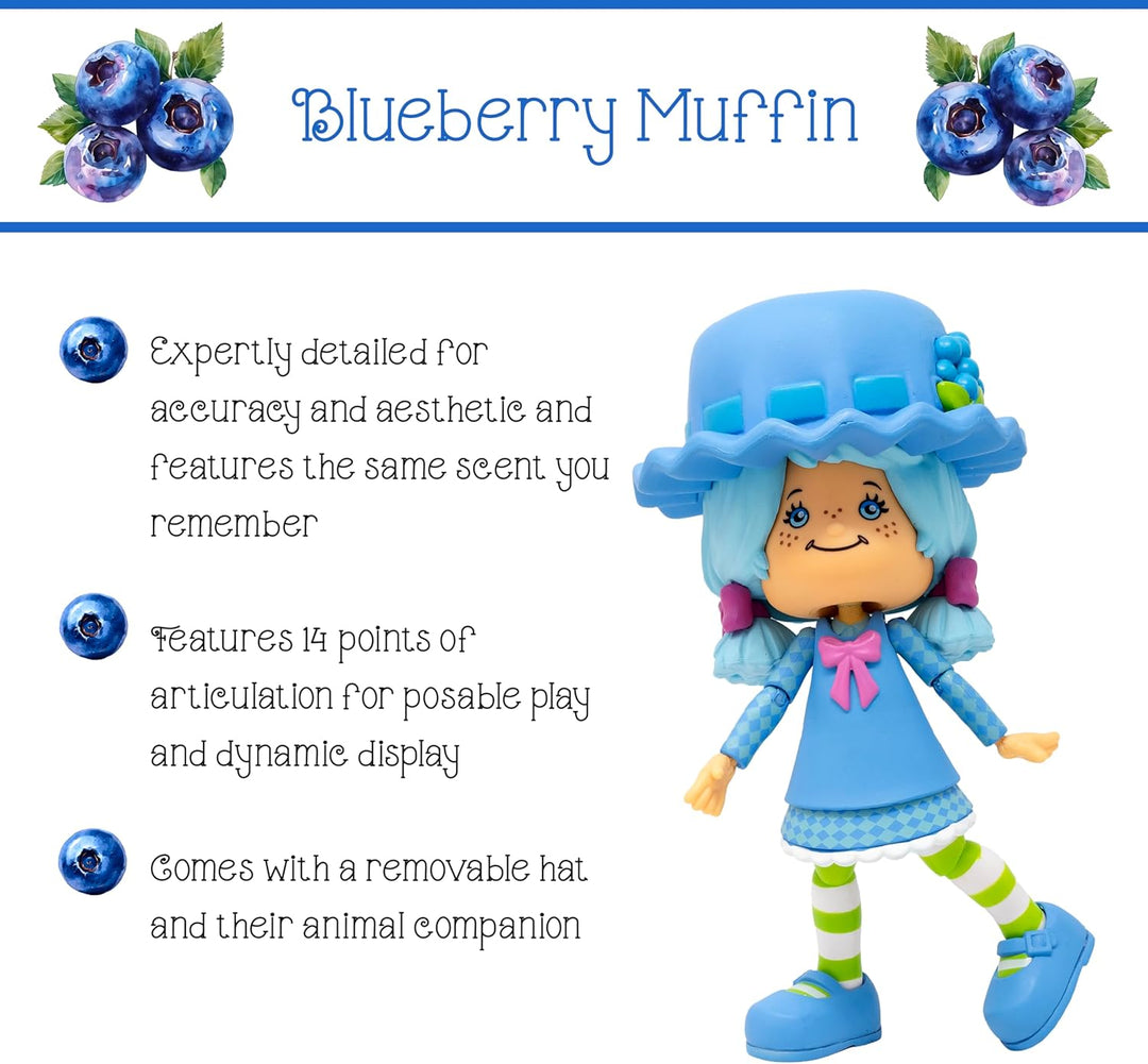 Blueberry Muffin and Cheesecake Mouse Strawberry Shortcake Figure Set