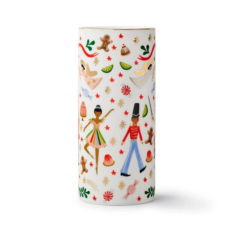 Nutcracker Porcelain Vase