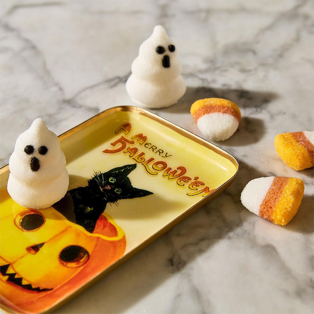 Vintage Style Halloween Tray - Merry Halloween