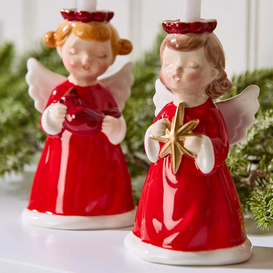 Star Angel Taper Candleholder