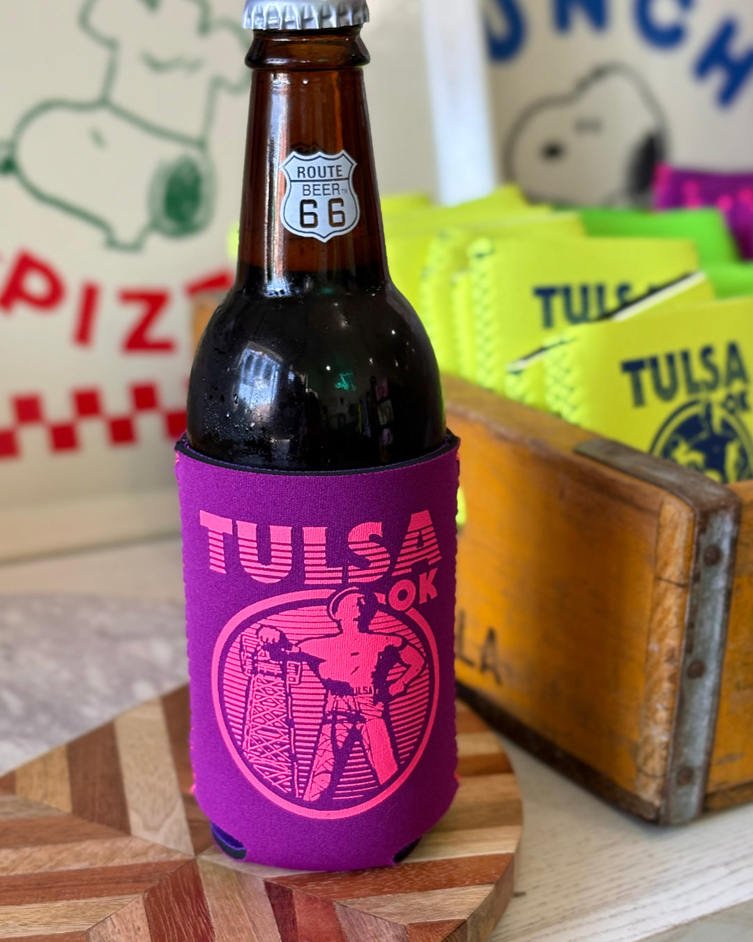 Tulsa Driller Koozie