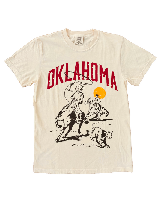 Oklahoma Cowboy Roper Tshirt