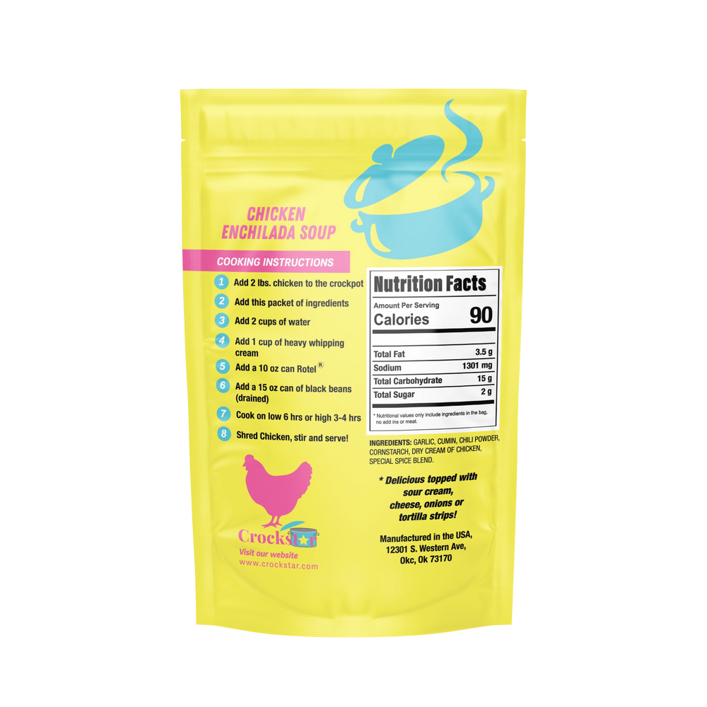 Chicken Enchilada Soup Crockpot Meal Mix