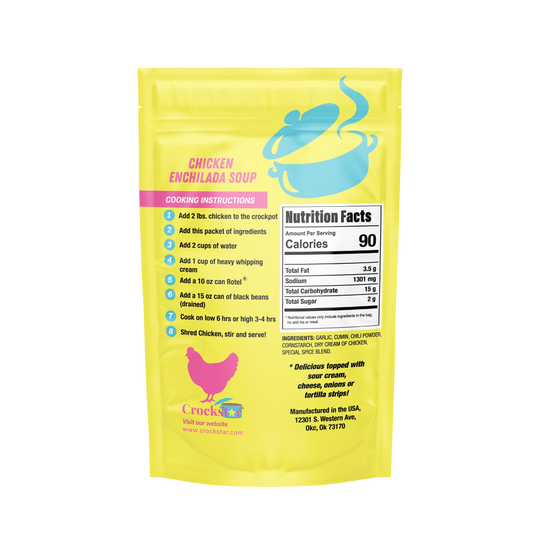 Chicken Enchilada Soup Crockpot Meal Mix