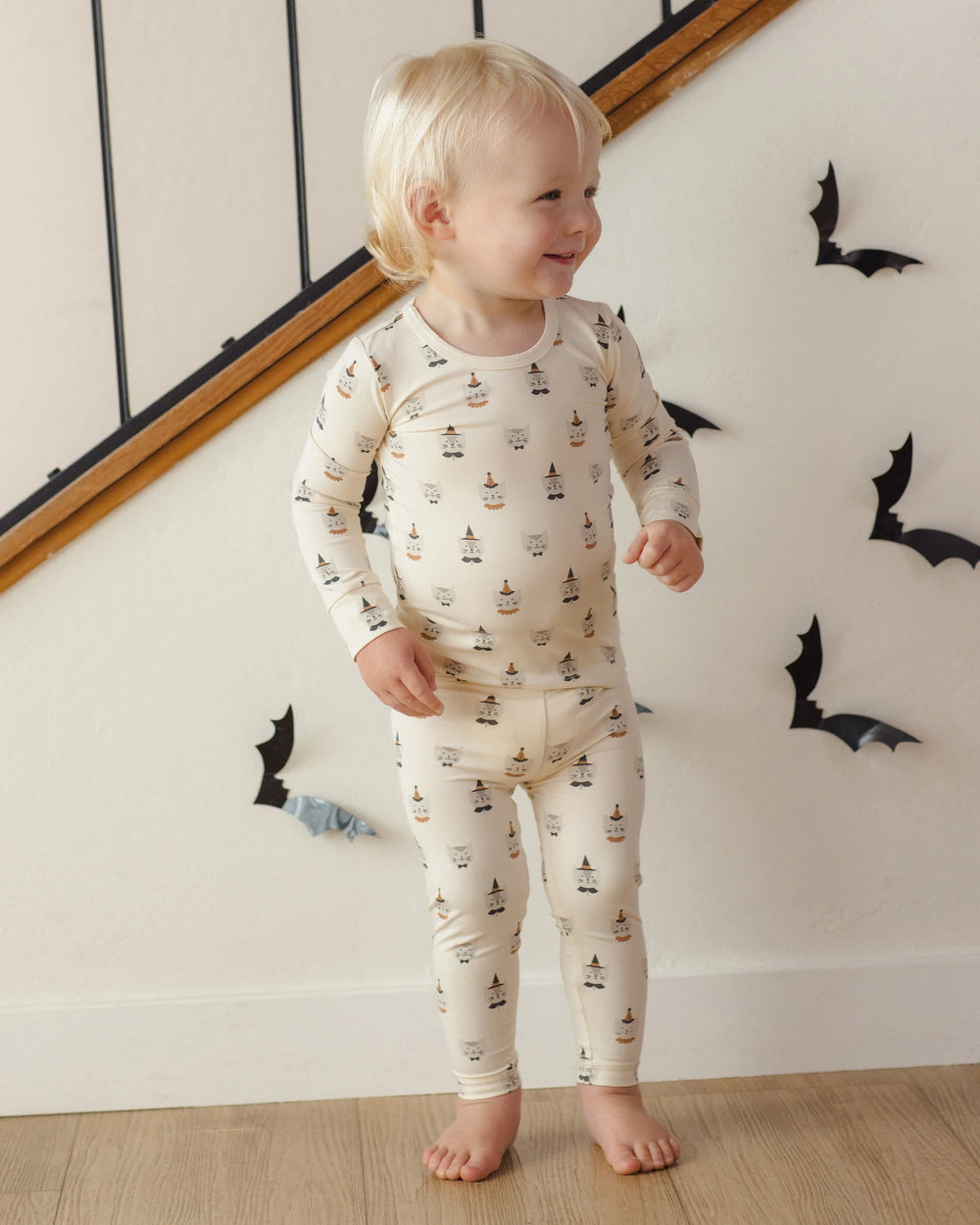 Quincy Mae - Costume Kittens Bamboo PJ Set