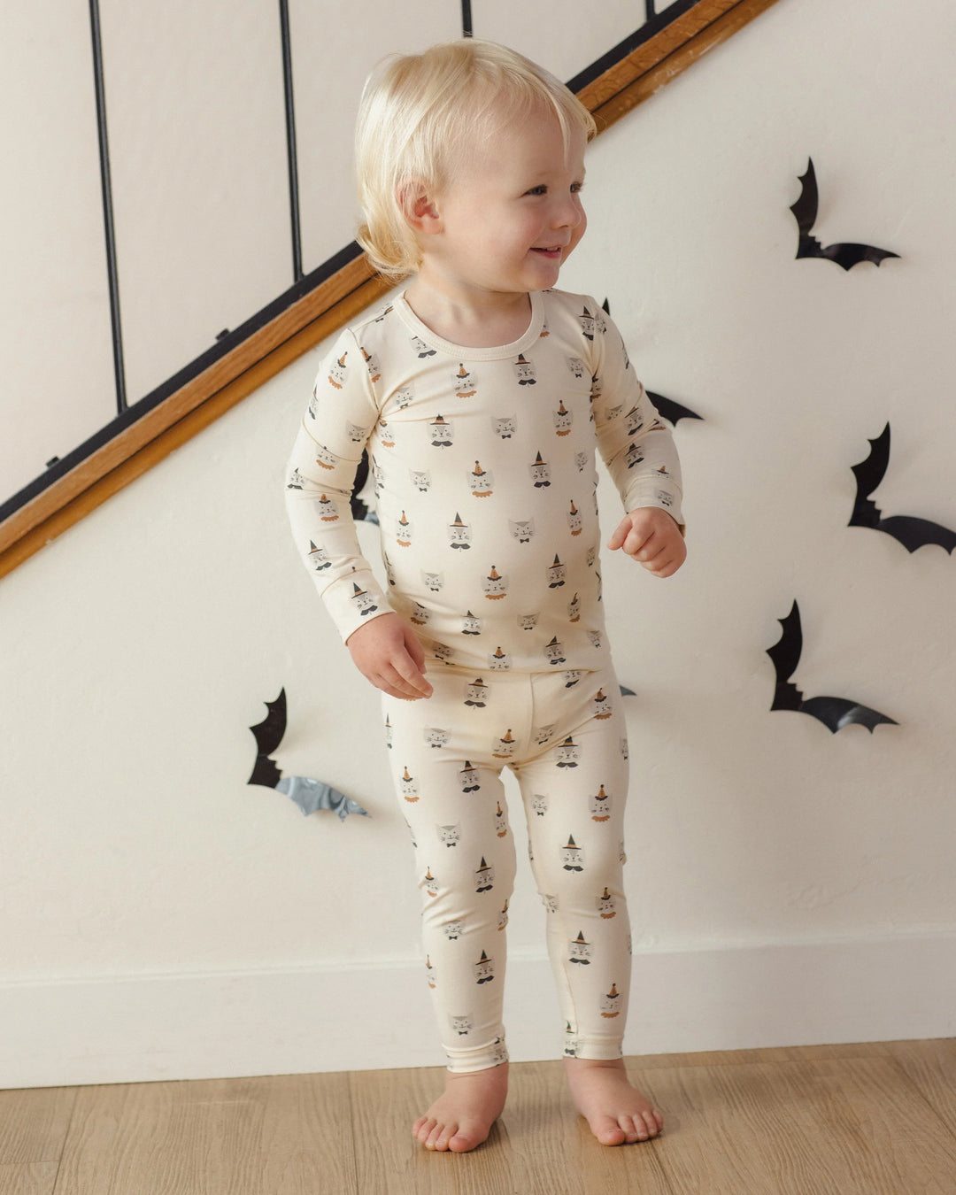 Quincy Mae - Costume Kittens Bamboo PJ Set