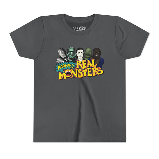 AAH Real Monsters | Youth T-Shirt | Passive Juice Motel