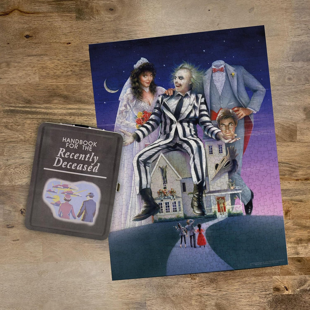 Beetlejuice 500 Piece Jigsaw Puzzle & Lunch Box Set