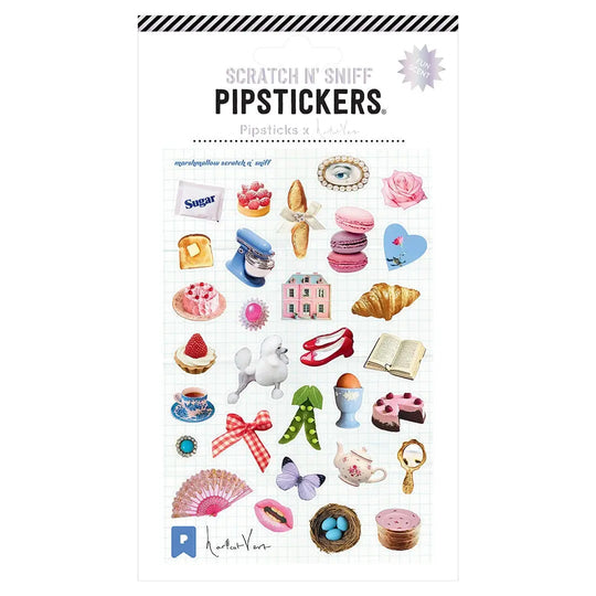 Haricot Vert x Pipsticks Nostalgic Charm Scratch n Sniff Sticker Sheet