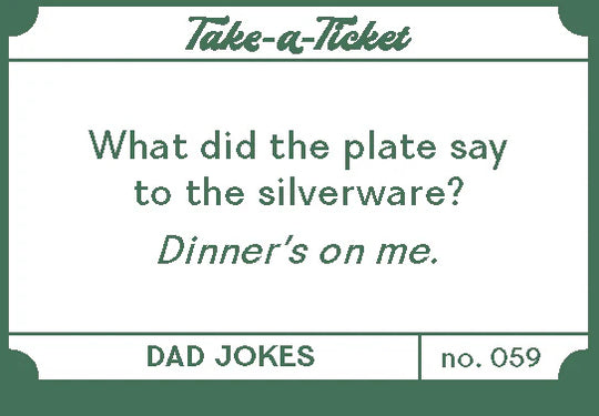 Take-a-Ticket Dad Joke Dispenser