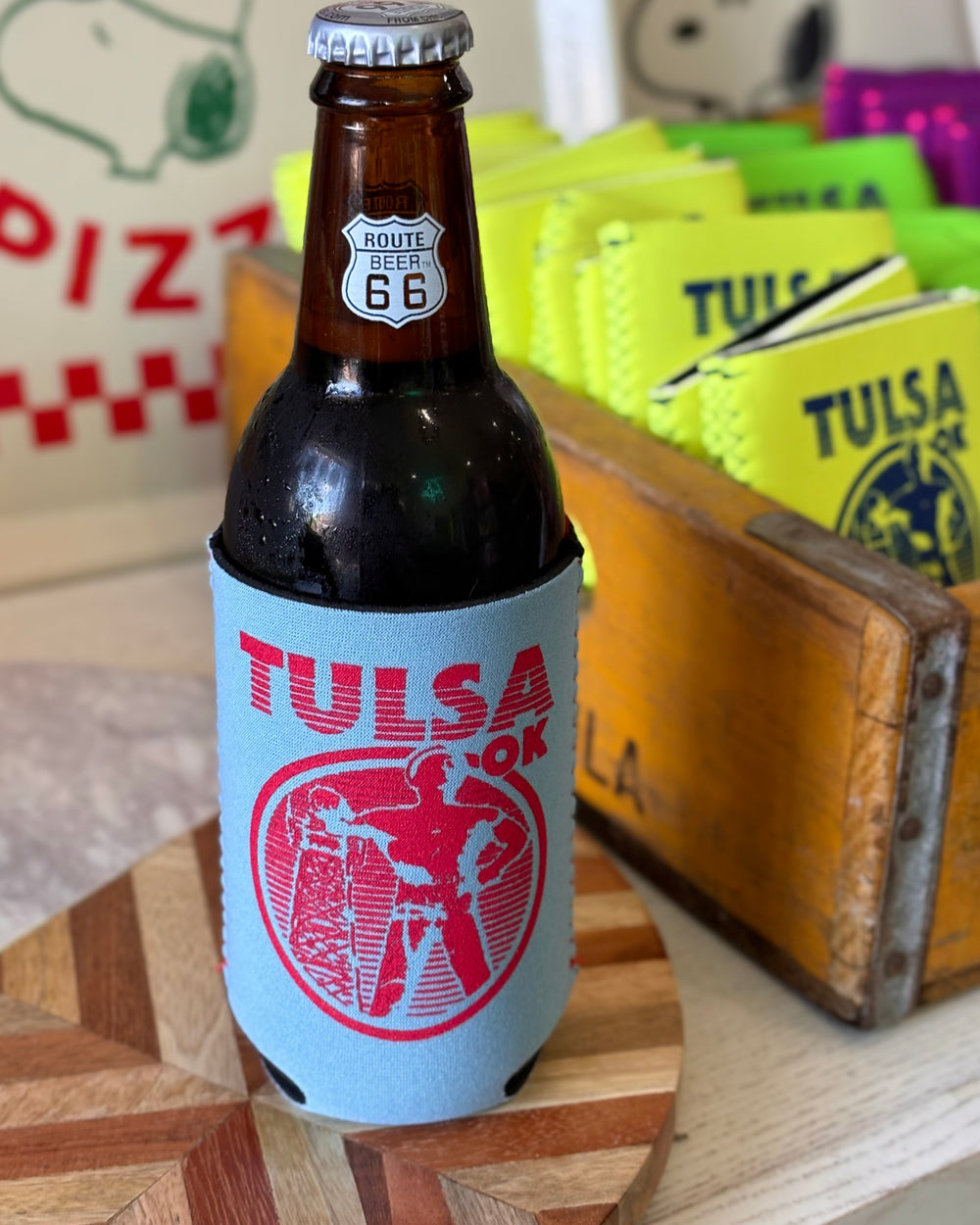 Tulsa Driller Koozie