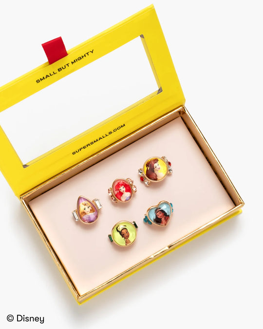 Princesses 5 Piece Ring Set