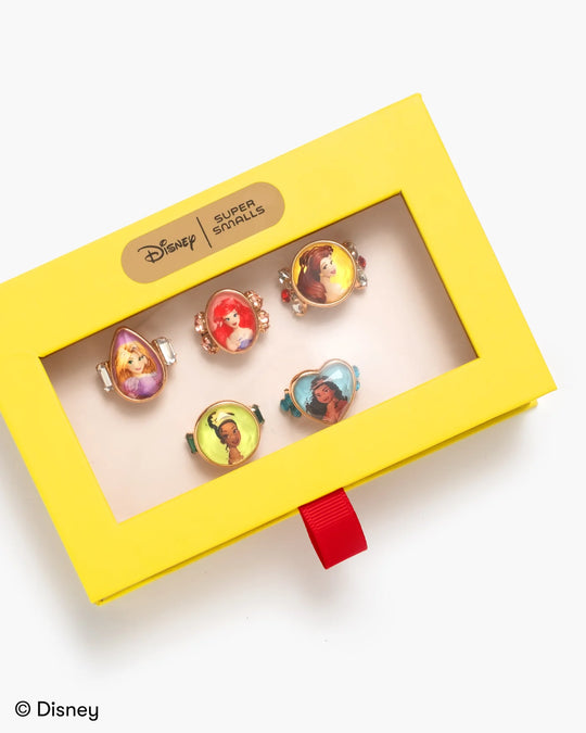 Princesses 5 Piece Ring Set