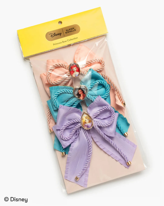 Princesses 3 Piece Hair Bows