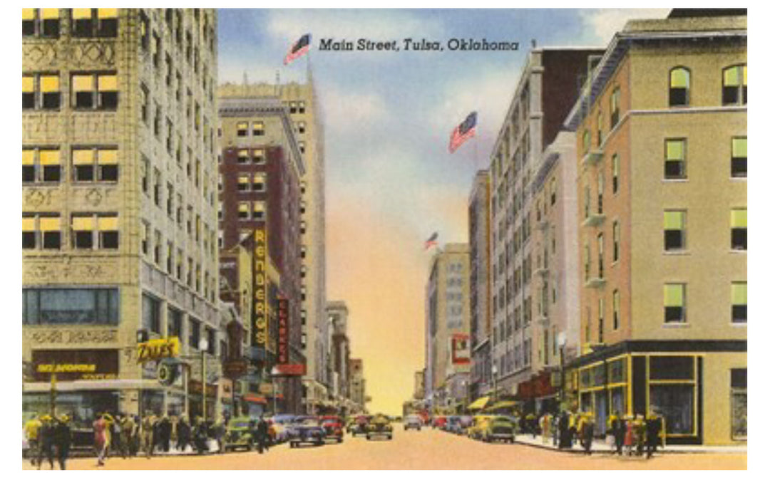Main Street, Tulsa Postcard
