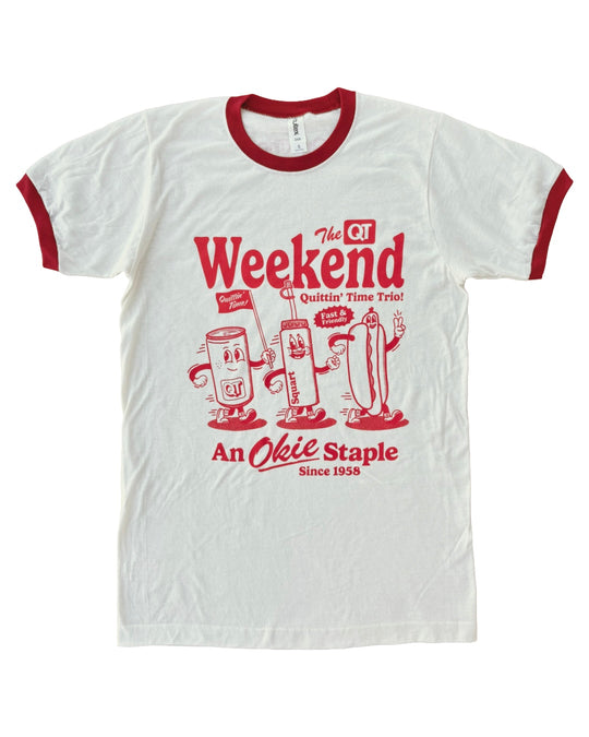 QuikTrip Weekend Okie Staple Ringer Tshirt