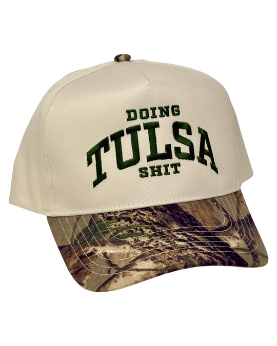 Doing Tulsa Shit Hat Camo/Green
