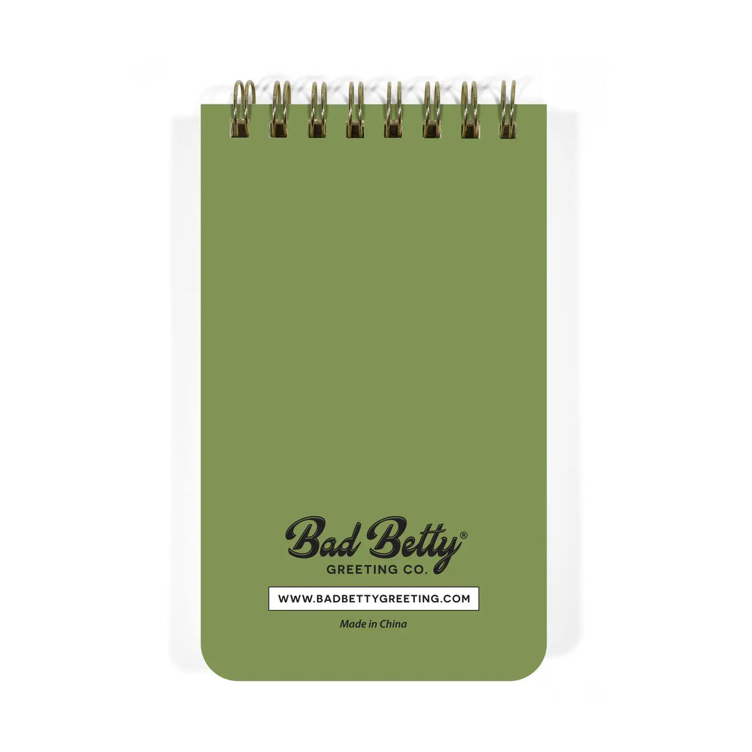Silently Judging You Cat Spiral Notepad